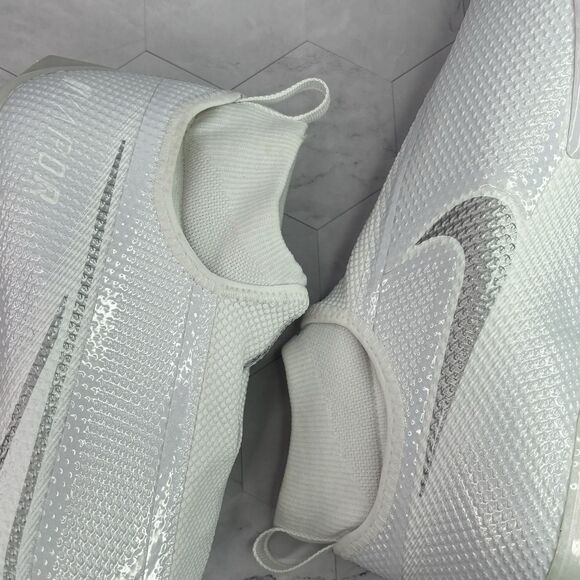 Mens Sz 9 Nike Vapor Edge Pro 360 Triple White/Chrome Football Cleats AO8277-108 main image 8
